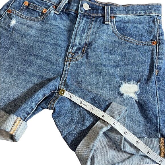 Gap denim jean shorts 5inch light indigo size 26 - Picture 12 of 13